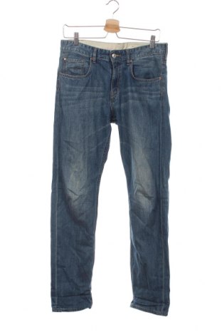 Dětské džíny  H&M, Velikost 14-15y/ 168-170 cm, Barva Modrá, Bavlna, Cena  98,00 Kč