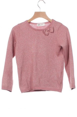 Detský sveter  H&M, Veľkosť 4-5y/ 110-116 cm, Farba Ružová, 76% bavlna, 12% polyester, 6% viskóza, 6% vlákna , Cena  11,79 €
