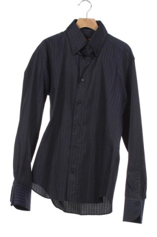 Мъжка риза Iannalfo & Sgariglia, Размер S, Цвят Син, 60% памук, 40% полиестер, Цена 16,38 лв.
