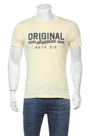Ανδρικό t-shirt Angelo Litrico, Μέγεθος S, Χρώμα Κίτρινο, Βαμβάκι, Τιμή 7,02 €