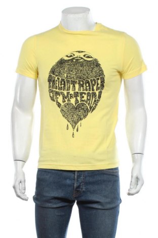 Мъжка тениска April 77, Размер S, Цвят Жълт, Памук, Цена 39,60 лв.