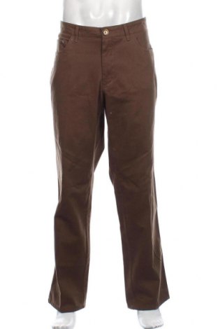 Мъжки панталон Francesco Botti, Размер XL, Цвят Зелен, 98% памук, 2% еластан, Цена 12,13 лв.