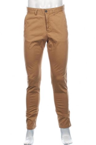 Męskie spodnie H&M, Rozmiar M, Kolor Beżowy, 98% bawełna, 2% elastyna, Cena 39,90 zł