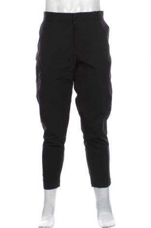 Pantaloni de bărbați Zara, Mărime L, Culoare Negru, 86% poliamidă, 14% elastan, Preț 33,12 Lei