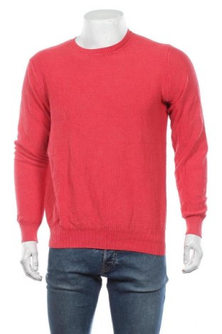 Мъжки пуловер, Размер M, Цвят Червен, Памук, Цена 33,60 лв.
