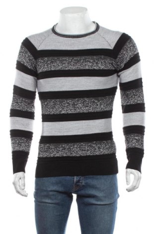 Мъжки пуловер, Размер L, Цвят Черен, 50% акрил, 50% памук, Цена 33,60 лв.