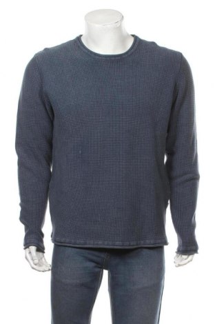 Мъжки пуловер ! Solid, Размер XL, Цвят Син, Памук, Цена 47,40 лв.