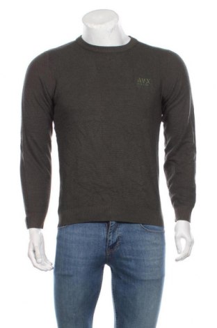 Мъжки пуловер Avirex, Размер S, Цвят Зелен, 40% вискоза, 40% акрил, 20% полиамид, Цена 35,57 лв.