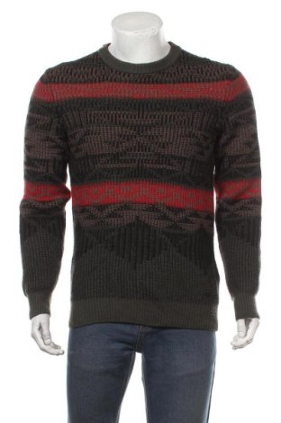 Мъжки пуловер Hugo Boss, Размер L, Цвят Многоцветен, 40% вълна, 21% полиамид, 19% памук, 11% вълна от алпака, 9% полиамид, Цена 263,40 лв.