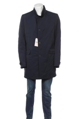 Męski płaszcz Cinque, Rozmiar XL, Kolor Niebieski, 64% poliamid, 34% bawełna, Cena 291,75 zł