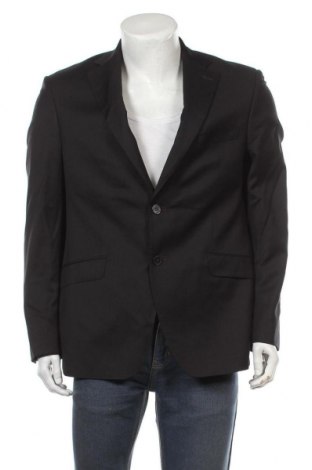 Ανδρικό σακάκι Cortefiel, Μέγεθος XL, Χρώμα Μαύρο, Μαλλί, Τιμή 15,96 €