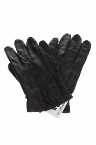 Γάντια, Χρώμα Μαύρο, Γνήσιο δέρμα, Τιμή 19,00 €