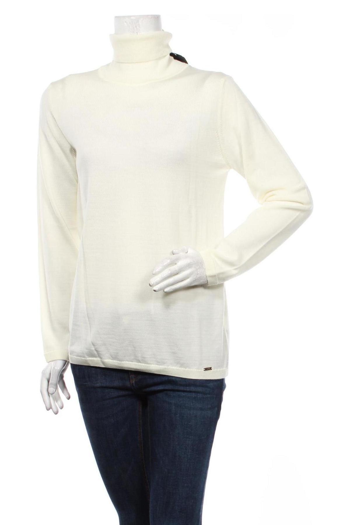 Дамски пуловер Cinque, Размер L, Цвят Бял, Вълна, Цена 161,40 лв.