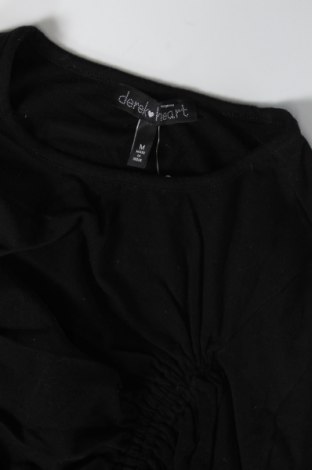 Γυναικεία μπλούζα Derek Heart, Μέγεθος M, Χρώμα Μαύρο, Τιμή 21,65 €