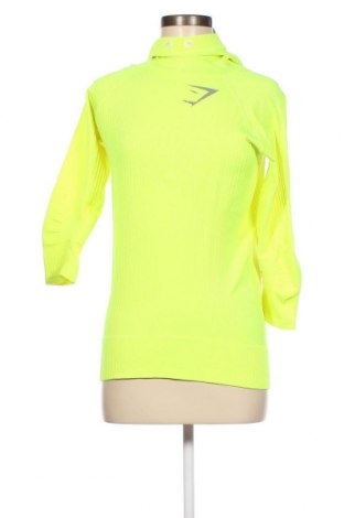 Γυναικεία μπλούζα Gymshark, Μέγεθος L, Χρώμα Κίτρινο, 94% πολυαμίδη, 6% ελαστάνη, Τιμή 23,51 €