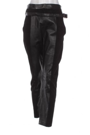 Дамски кожен панталон Proenza Schouler, Размер M, Цвят Черен, Естествена кожа, естествен велур, Цена 585,65 лв.