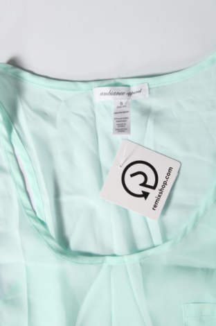 Γυναικείο αμάνικο μπλουζάκι Ambiance Apparel, Μέγεθος S, Χρώμα Μπλέ, Τιμή 11,75 €