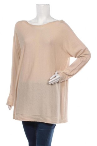 Дамски пуловер Marina Rinaldi, Размер M, Цвят Бежов, Цена 126,00 лв.