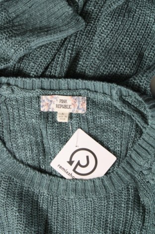 Γυναικείο πουλόβερ Pink Republic, Μέγεθος L, Χρώμα Πράσινο, Τιμή 19,79 €