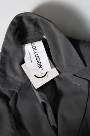 Γυναικείο σακάκι Collusion, Μέγεθος XS, Χρώμα Γκρί, Τιμή 42,78 €