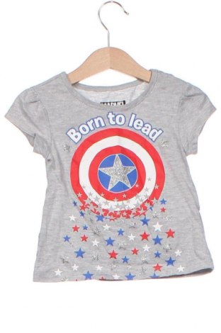 Детска тениска Marvel, Размер 3-4y/ 104-110 см, Цвят Сив, 60% памук, 40% полиестер, Цена 22,00 лв.