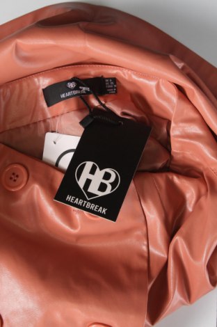 Δερμάτινη φούστα Heartbreak, Μέγεθος XS, Χρώμα Πορτοκαλί, Δερματίνη, Τιμή 22,27 €