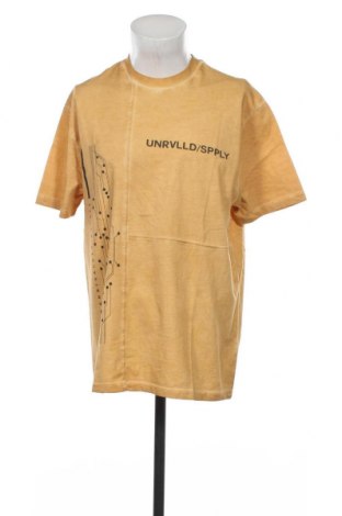 Ανδρικό t-shirt ASOS, Μέγεθος S, Χρώμα Κίτρινο, Τιμή 3,28 €
