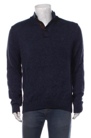 Ανδρικό πουλόβερ Chaps, Μέγεθος L, Χρώμα Μπλέ, Τιμή 4,68 €