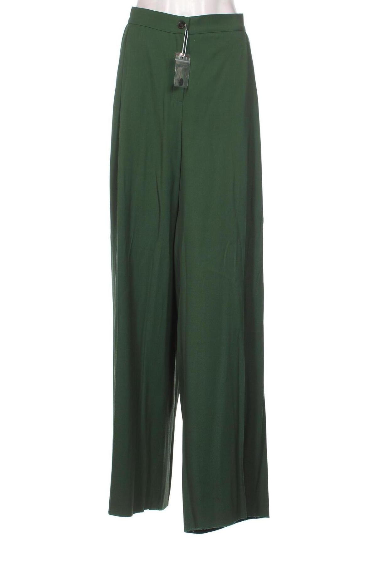 Γυναικείο παντελόνι Marina Rinaldi, Μέγεθος 3XL, Χρώμα Πράσινο, Τιμή 193,81 €
