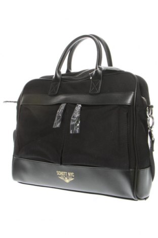 Τσάντα φορητού υπολογιστή Schott, Χρώμα Μαύρο, Τιμή 77,46 €