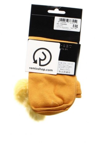 Чорапи TWINSET, Размер L, Цвят Жълт, Цена 29,00 лв.