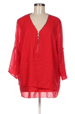 Damen Shirt, Größe 3XL, Farbe Rot, Preis 11,63 €