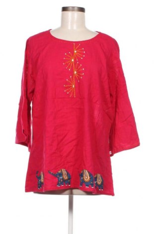 Дамска блуза, Размер 5XL, Цвят Розов, Цена 27,90 лв.