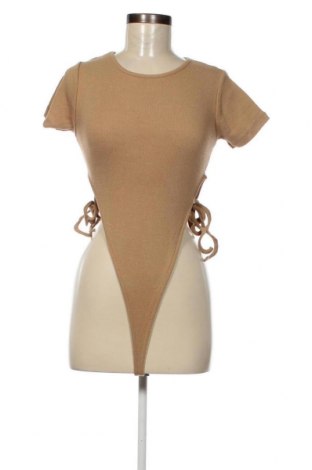 Дамска блуза - боди, Размер M, Цвят Кафяв, Цена 14,88 лв.