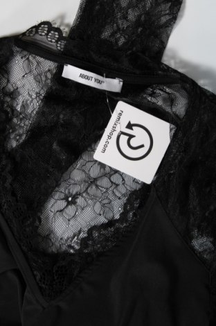 Γυναικεία μπλούζα-Κορμάκι About You, Μέγεθος M, Χρώμα Μαύρο, Τιμή 9,28 €