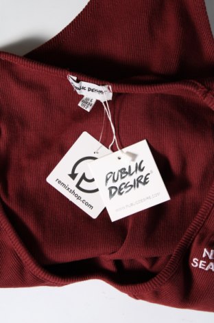Дамска блуза - боди Public Desire, Размер XS, Цвят Червен, Цена 9,24 лв.
