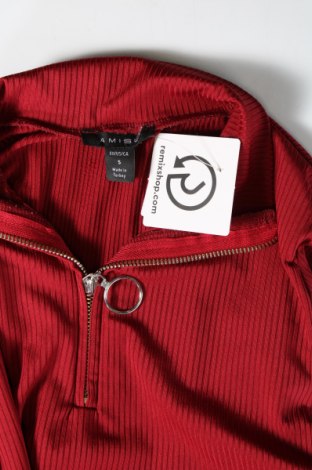 Γυναικεία μπλούζα Amisu, Μέγεθος S, Χρώμα Κόκκινο, Τιμή 8,12 €
