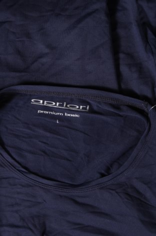 Γυναικεία μπλούζα Apriori, Μέγεθος L, Χρώμα Μπλέ, Τιμή 3,64 €