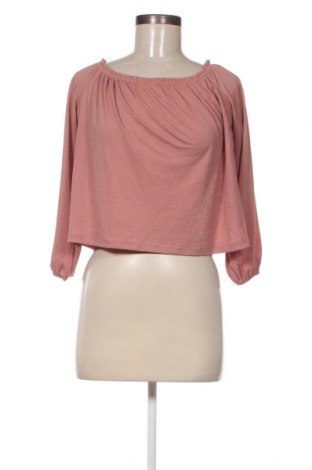 Damen Shirt Bershka, Größe XS, Farbe Aschrosa, Preis 2,25 €