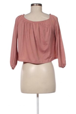 Damen Shirt Bershka, Größe XS, Farbe Aschrosa, Preis 2,12 €