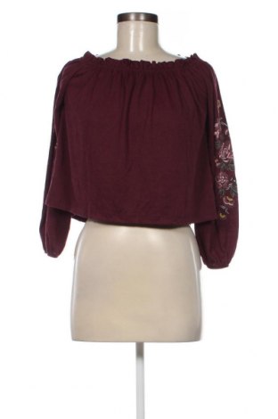 Γυναικεία μπλούζα Bershka, Μέγεθος S, Χρώμα Κόκκινο, Τιμή 2,47 €