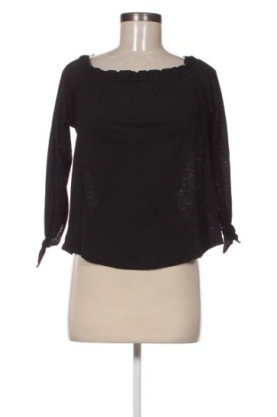 Дамска блуза Bershka, Размер XS, Цвят Черен, Цена 6,65 лв.