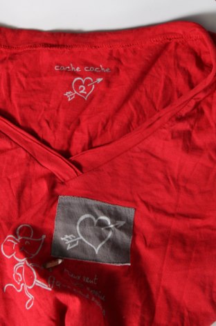 Γυναικεία μπλούζα Cache Cache, Μέγεθος S, Χρώμα Κόκκινο, Τιμή 2,23 €