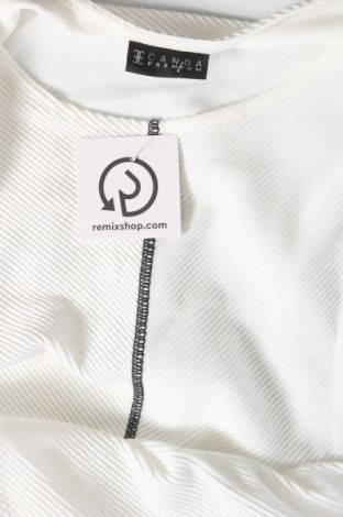 Γυναικεία μπλούζα Canda, Μέγεθος S, Χρώμα Λευκό, Τιμή 3,64 €