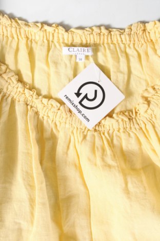 Дамска блуза Claire, Размер M, Цвят Жълт, Цена 15,04 лв.