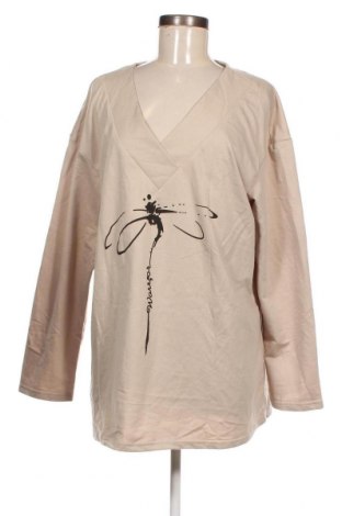 Γυναικεία μπλούζα Cozy, Μέγεθος XL, Χρώμα  Μπέζ, Τιμή 3,64 €