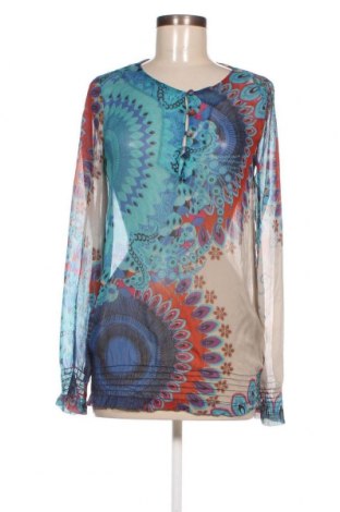 Дамска блуза Desigual, Размер L, Цвят Многоцветен, Цена 22,10 лв.