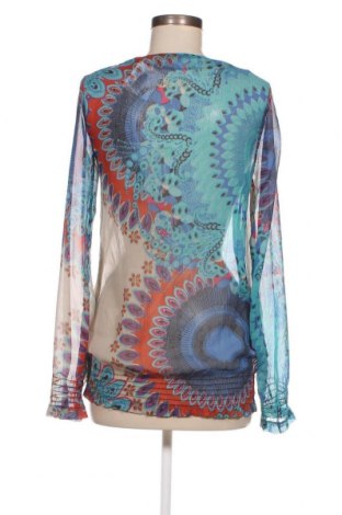 Дамска блуза Desigual, Размер L, Цвят Многоцветен, Цена 34,00 лв.