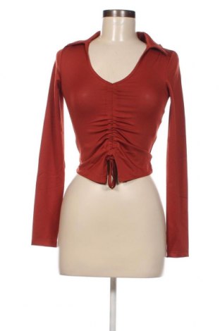 Дамска блуза Even&Odd, Размер XS, Цвят Кафяв, Цена 7,44 лв.
