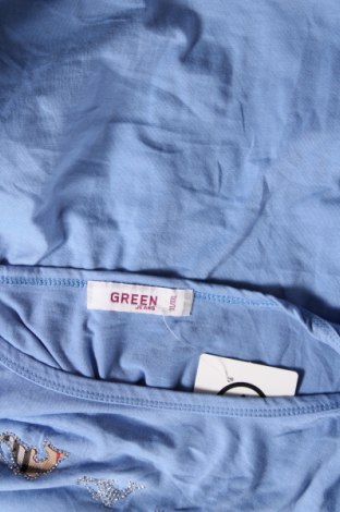 Дамска блуза Green, Размер XL, Цвят Син, Цена 5,80 лв.